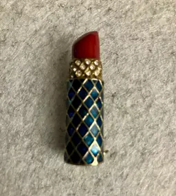 Vintage Avon Lipstick Brooch