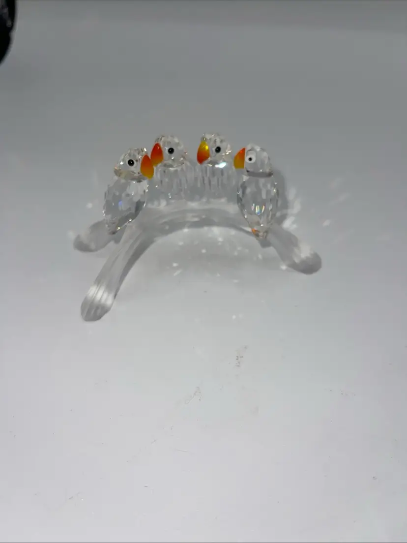 Swarovski Crystal Baby Love Birds A 7621 NR 000 005 Retired