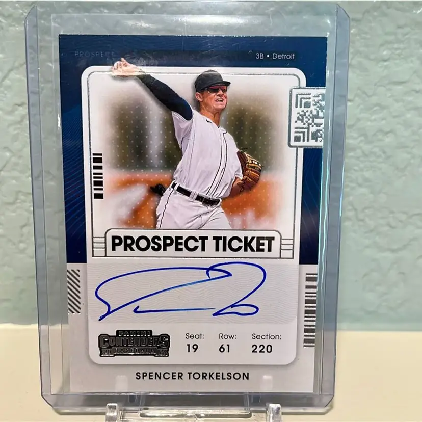 Spencer Torkelson 2021 Panini Contenders Autograph Detroit Tigers