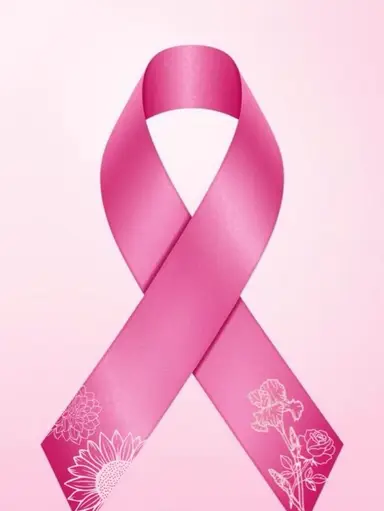 Pink And Blue For Breast Cancer Awareness!