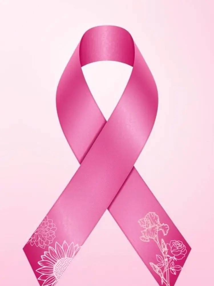 Pink And Blue For Breast Cancer Awareness!