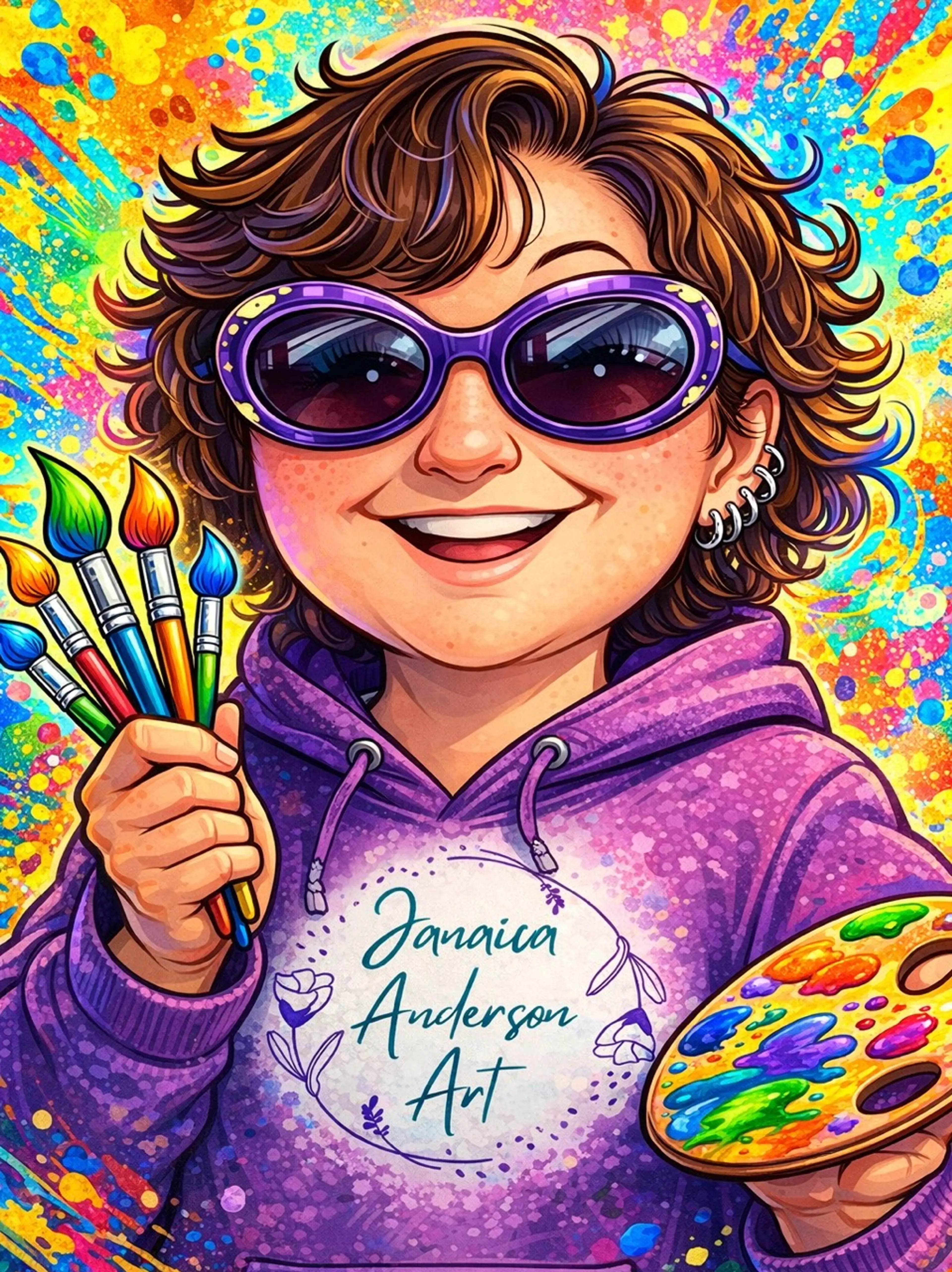 Abstract Artwork Inspired By Nature