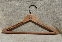 Sheraton Hotels & Motor Inns VTG Advertising Wooden Coat Hanger Clothes Home