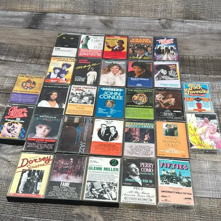 Cassette Lot Frank Sinatra The Jets 29 Total