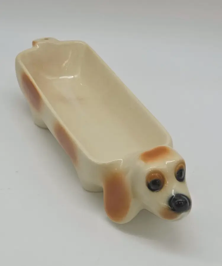 Vintage Dachshund Cracker Dish Tray 1970's
