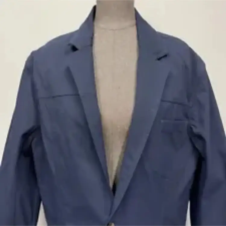 Duluth Trading Co Men's XL Blazer Casual Jacket Stretch Nylon Navy Blue