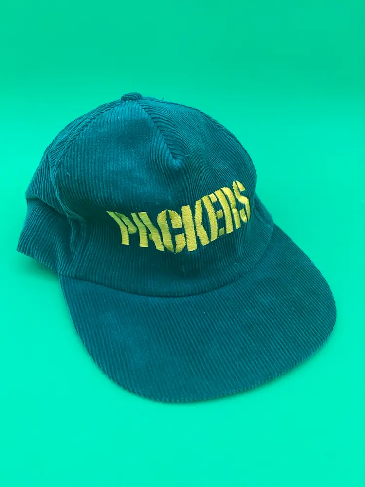 NFL Green Bay Packers Vintage Adjustable Corduroy Snapback Hat