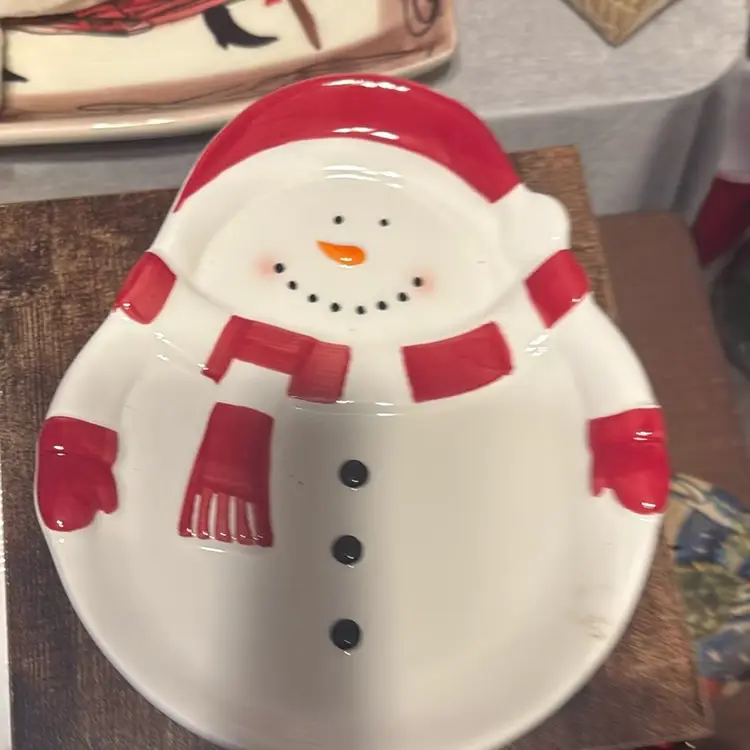Frosty The Snowman Cookie Plate