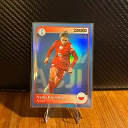 Nadia Krezyman 2025 Topps Merlin Women’s Euros Blue Parallel /99