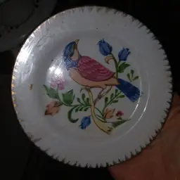 Vintage bird butter pats