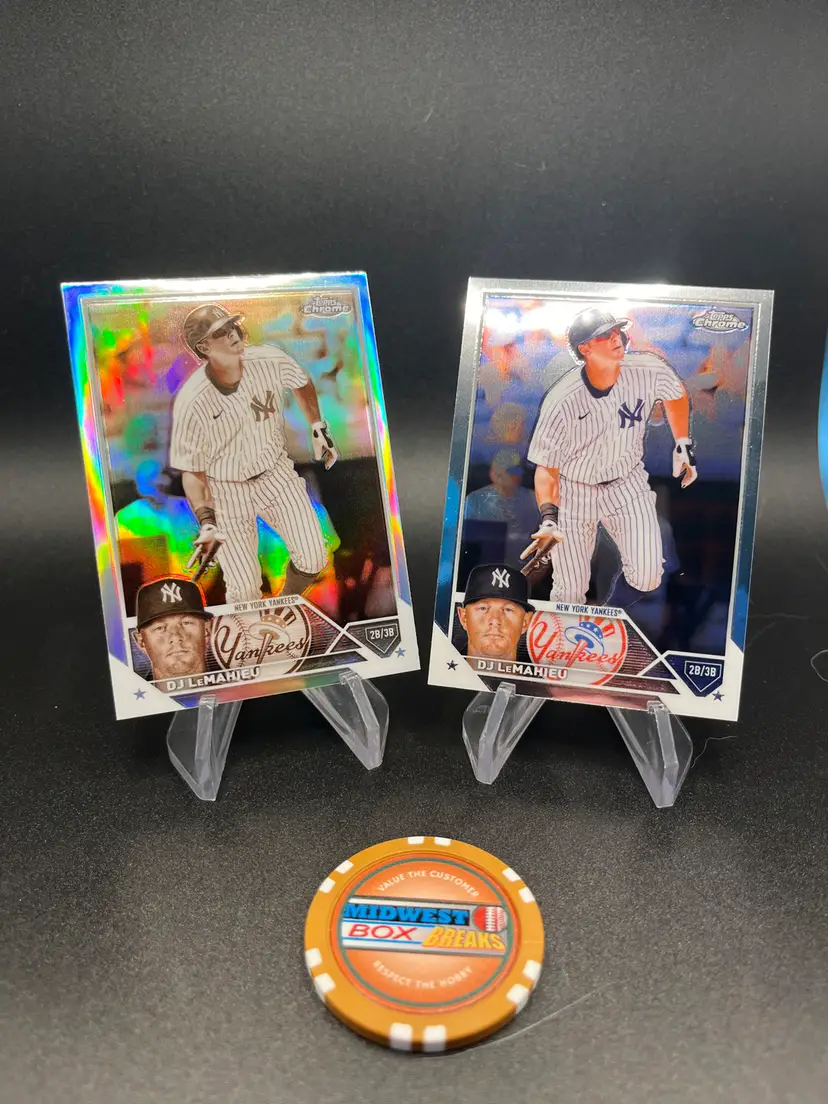DJ LeMahieu 2023 Topps Chrome Lot New York Yankees
