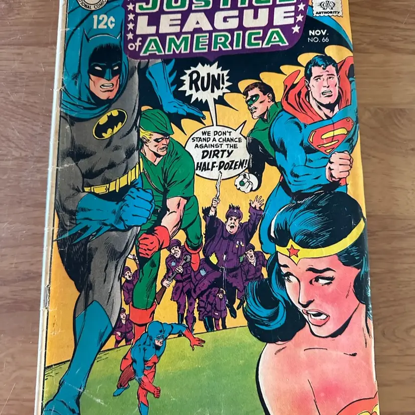 DC Comics, Justice League of America #66 / .12 issues 1968 FAIR VINTAGE
