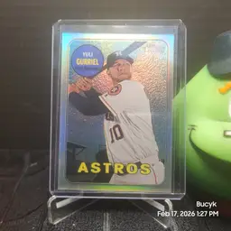 2018 Topps Heritage Chrome Refractor - Yuli Gurriel Houston Astros 516/569