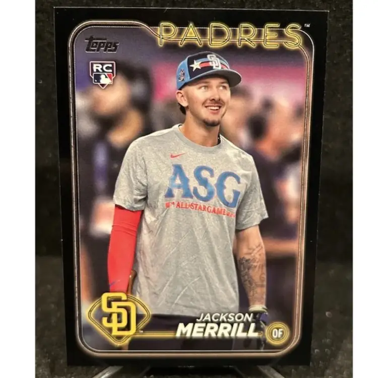 Jackson Merrill /299 2024 Topps Update All Star Game #ASG-49 Rookie BLACK