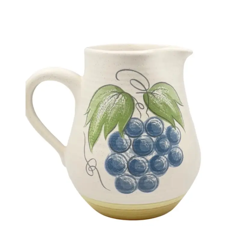 Pottery Juice Creamer  Pitcher Jug by Franciscan Earthenware USA