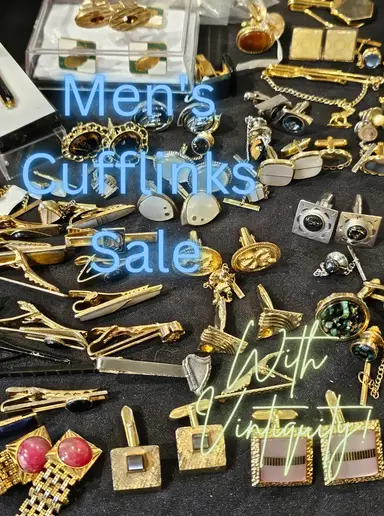 Men’s Fashion Cufflinks Sale With Vintiquity!