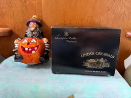 #01 Christopher Radko Pumpkin Pals Witch Ornament