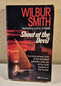 Wilbur Smith Shout at the Devil Paperback Book