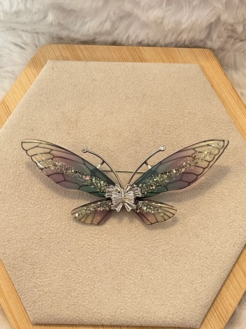 Multicolor Butterfly Dragonfly Brooch