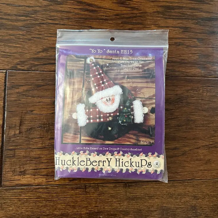 #01 Snowman Ornament Kit Includes Fabric & All The Fixins’