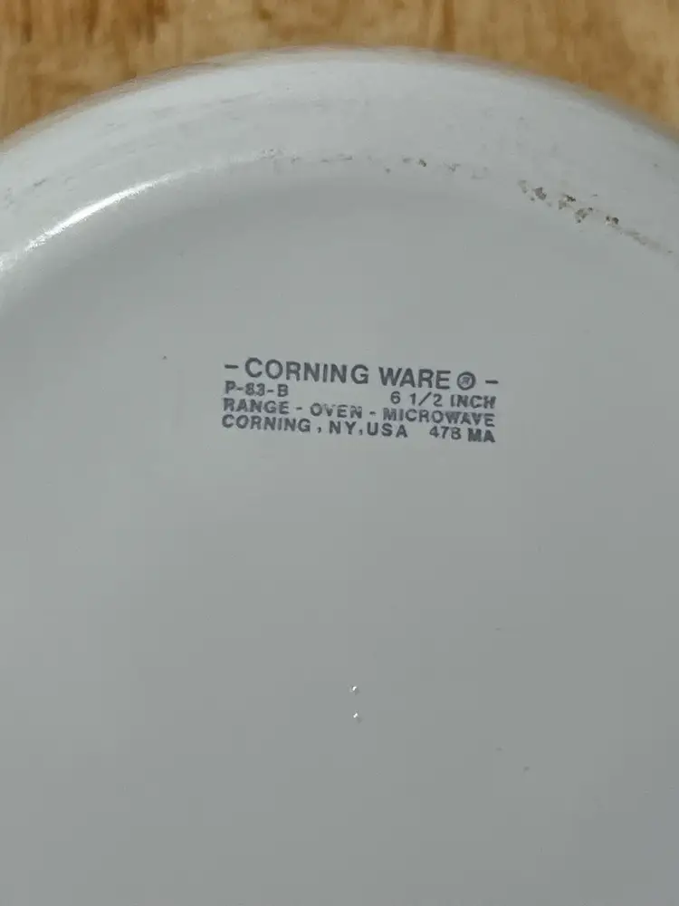 Vintage Corning Ware Spice Of Life Le Persil  W/Pyrex Lid P-83-b 6 1/2 in. Pan