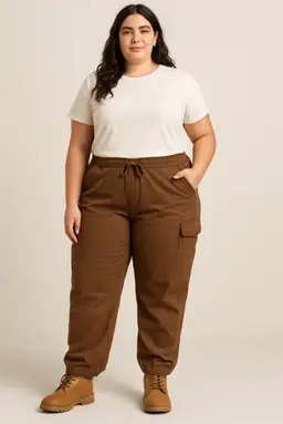 Wondery Outdoors Isabel 3.0 Brew Brown Cargo Pants 5XL Standard Hiking Utility