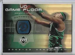 Paul Pierce 2002-03 Upper Deck Game Floor Celtics Card - Authentic Hardwood
