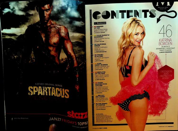 Maxim Magazine February 2012 Katrina Bowden