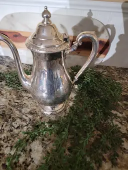 Silver-Plated Coffee Pot