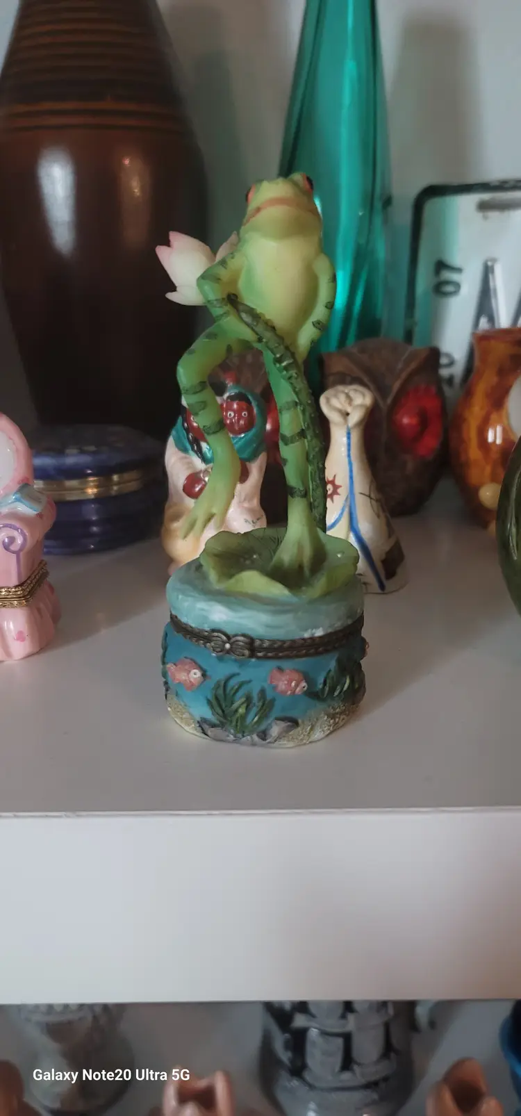 Froggy and friend trinket box