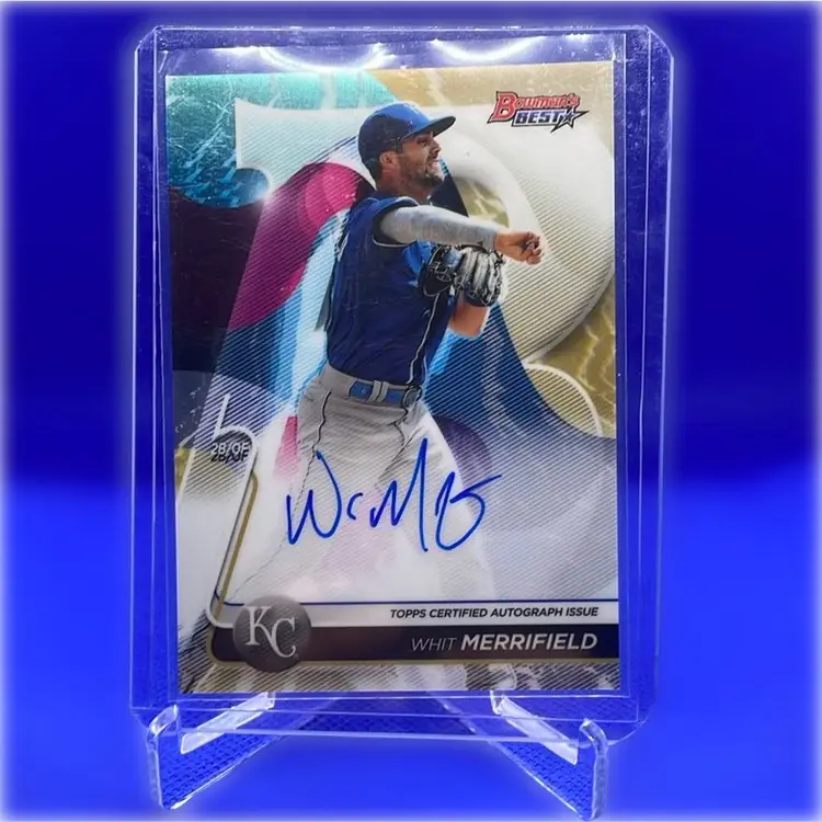 2020 Bowmans Best Whit Merrifield Auto B20-WM Kansas City Royals