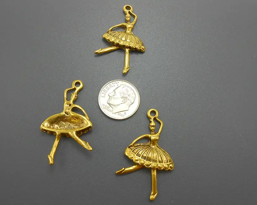 10pcs Ballerina Charms #CC103