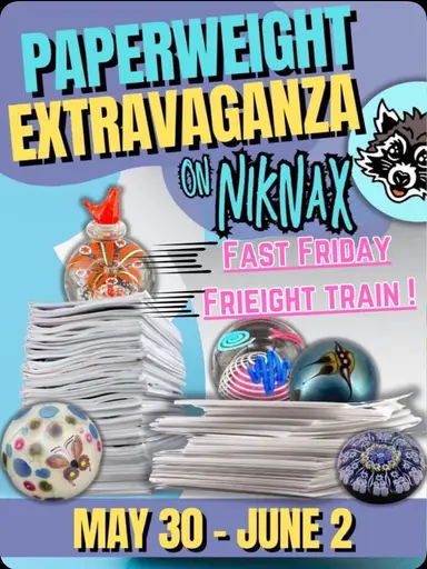 🐞FastFridayFreightTrain🐞Paperweights🐞with Ladybugminor🐞