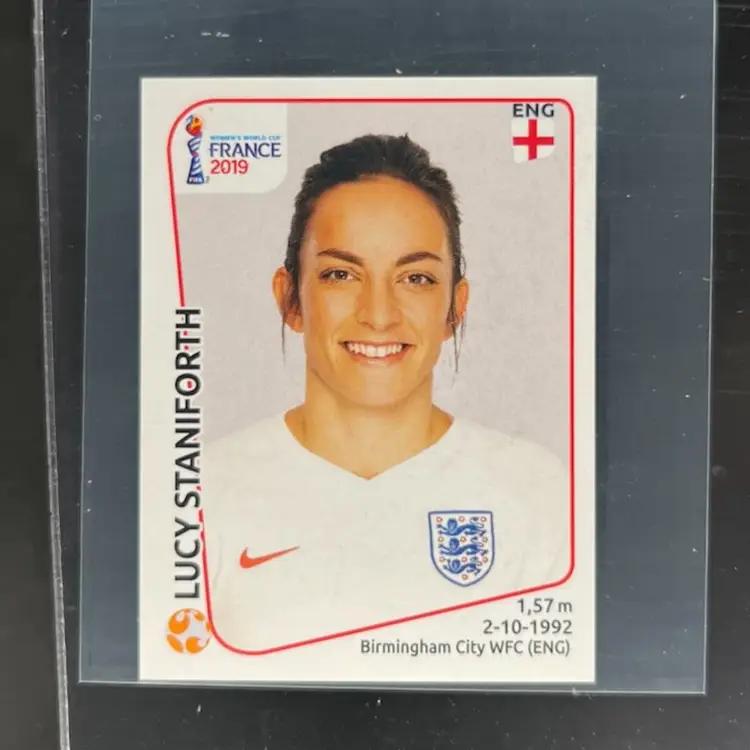 Lucy Staniforth 2019 Panini Women’s World Cup Sticker England Soccer Card