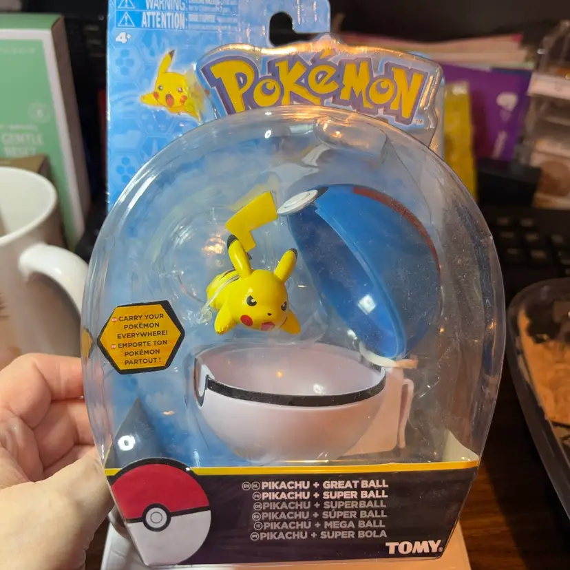 arry Poke Ball  Pikachu and Great Ball Msrp $18