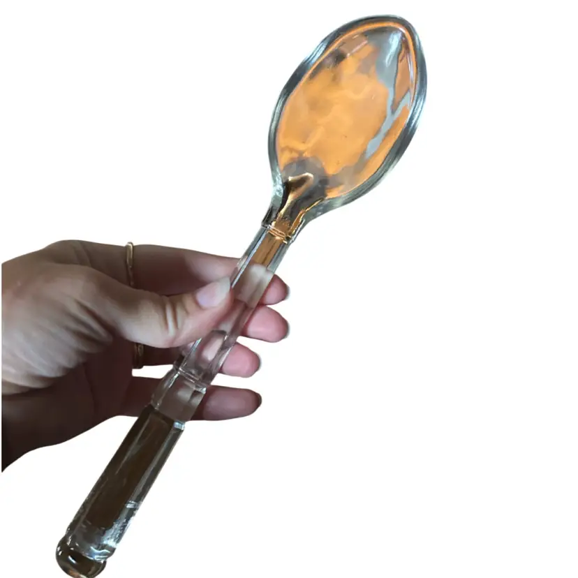 Large Glass Serving Spoon