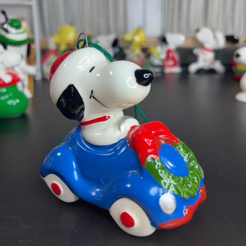 #28 - Vintage Japan Peanuts Ornament Snoopy
