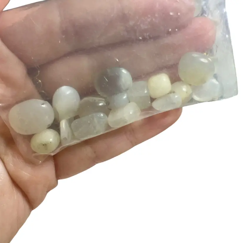 Bag Of Pre Drilled Moonstone Beads