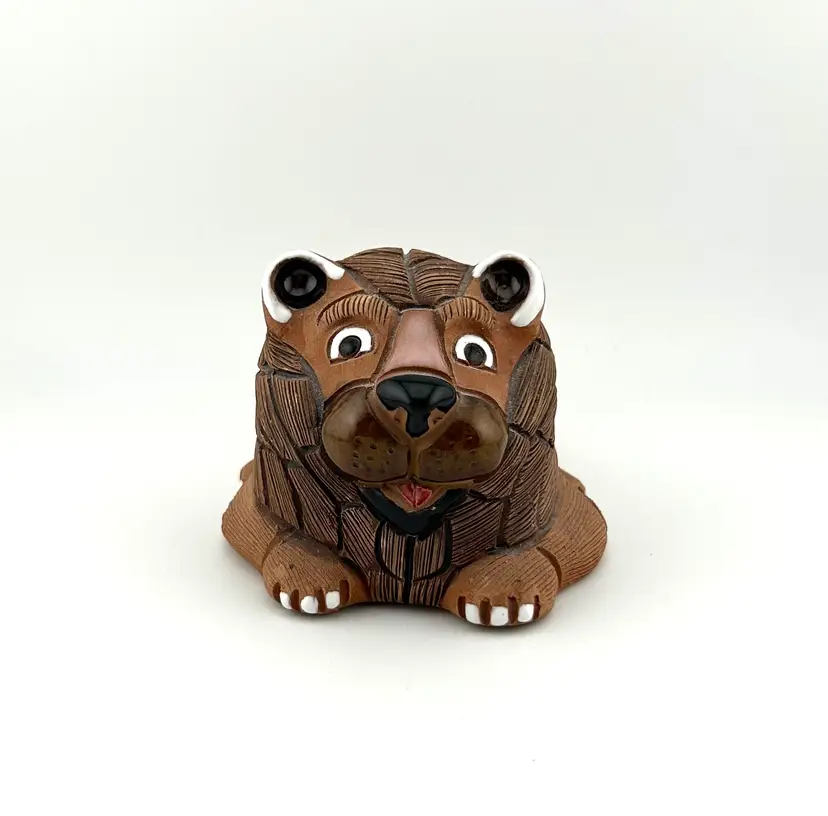 Vintage Casals Peru Pottery Lion 4.5”x 3.5”x 3”