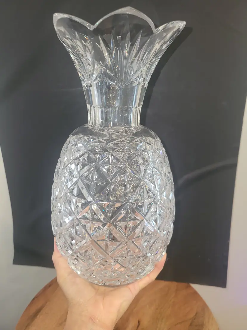 Waterford Crystal 12” Pineapple Vase