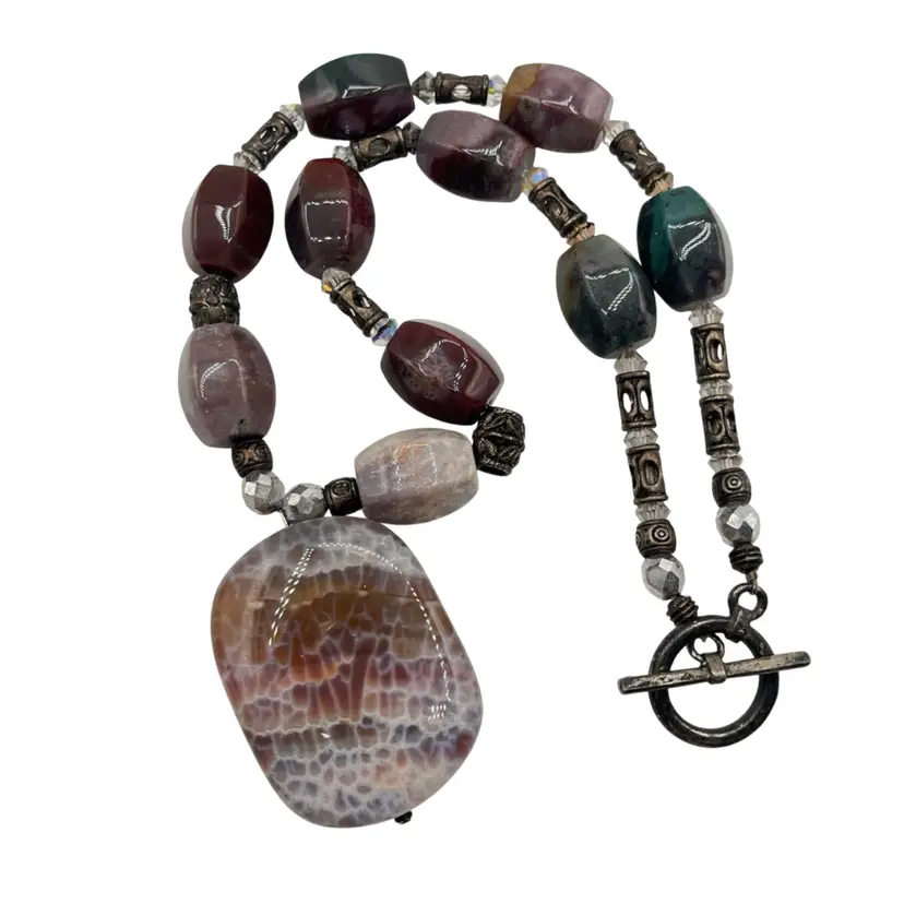 MM - Stone Necklace Toggle Clasp - 24”