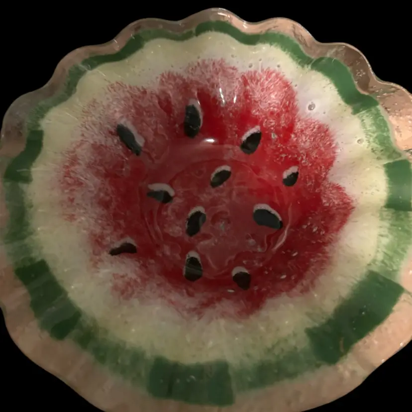 Glass Watermelon Bowl 61/2”