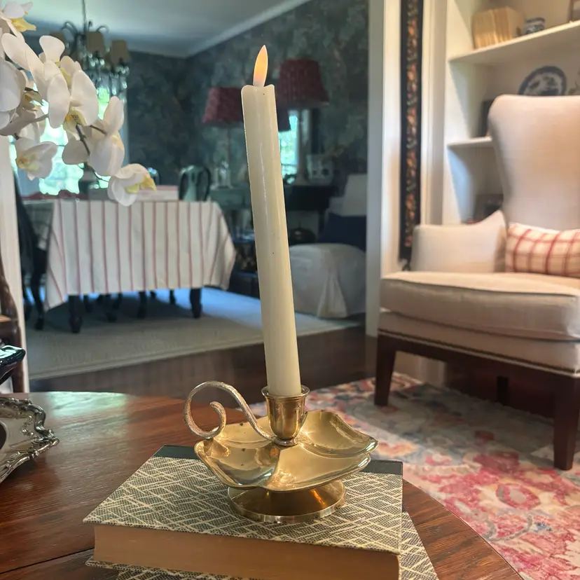 Brass Chamberstick Candle Holder