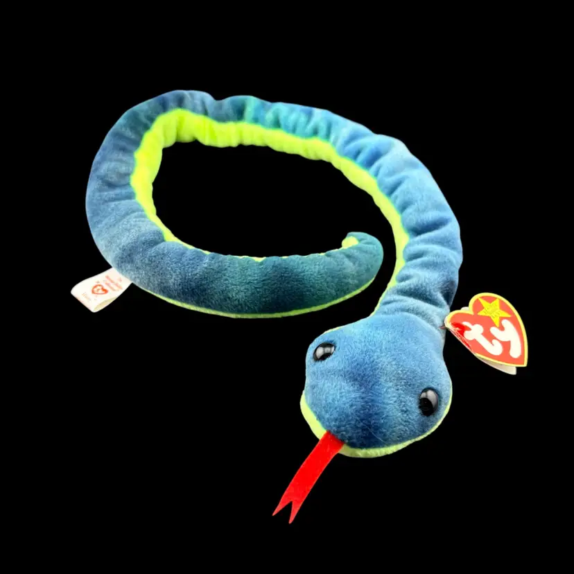 Vintage Hissy The Snake Beanie Baby 1997