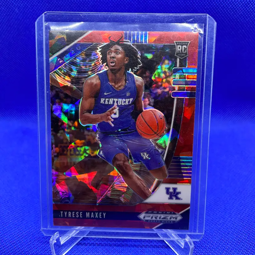2020 Panini Prism Draft Picks Tyrese Maxey Red Ice RC