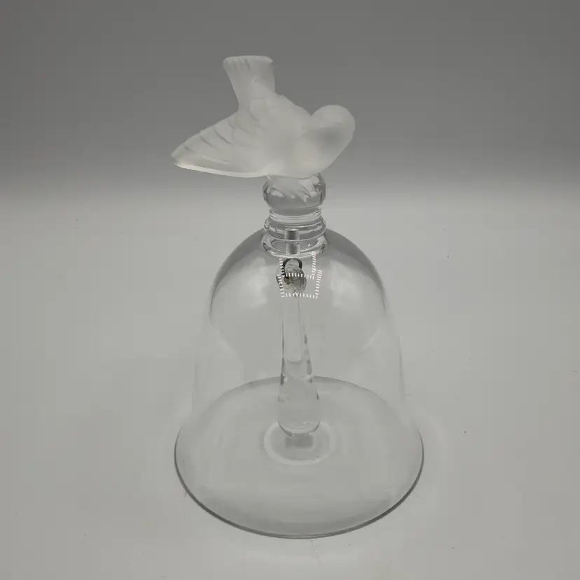 Lalique France Crystal Bird Bell