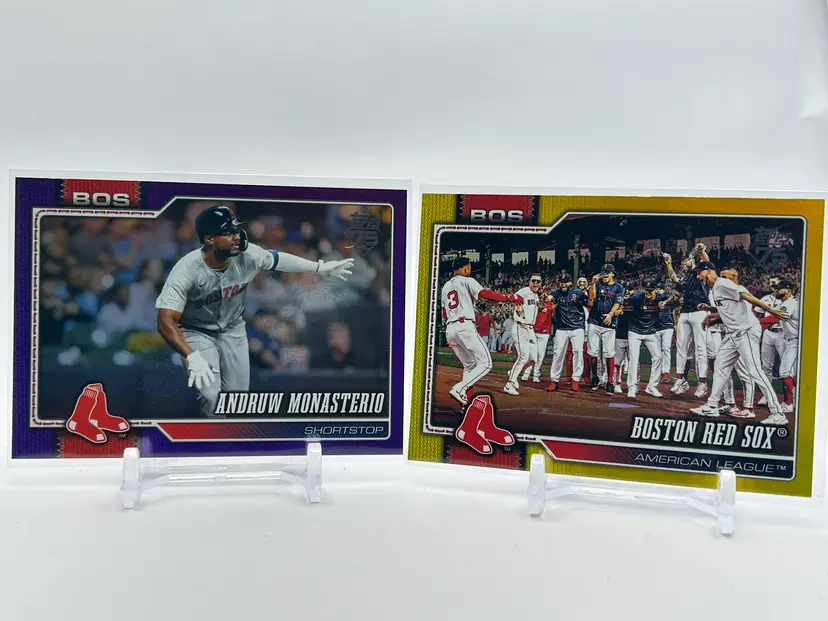 BC29 - Boston Red Sox 2026 Topps # lot - Monasterio /250, Team /399