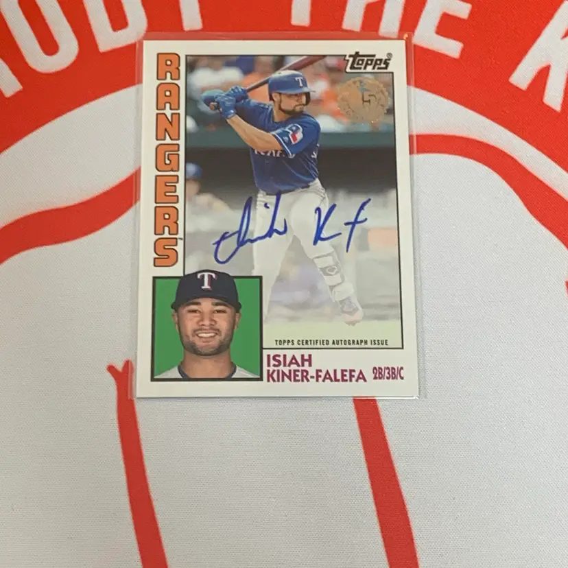 2019 Topps 1984 Autograph Isiah Kiner-Falefa