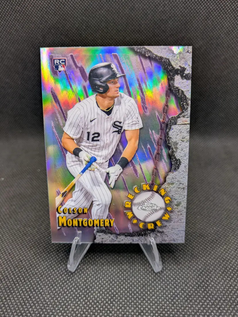 Colson Montgomery 2026 Topps Chrome Wrecking Crew Rookie Card (RC) #WC-23 - Chicago White Sox
