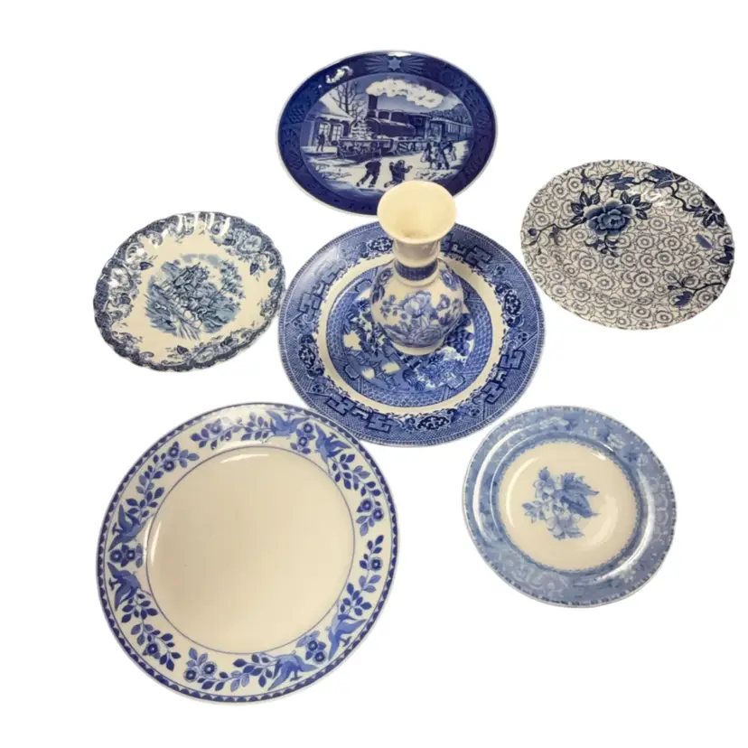 Storywall & Bud Vase Blues - Spode, Johnson Brothers, Royal Copenhagen, Wm. Stevenson, Nippon